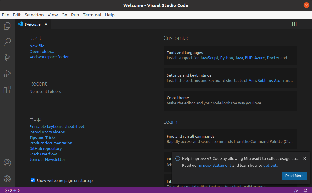 6 Getting Started VS Code PlatformIO IDE ESP32 ESP8266 downloading VS Code Linux Ubuntu Testing