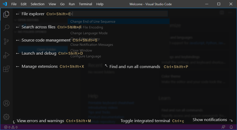 VS Code Interface Overview